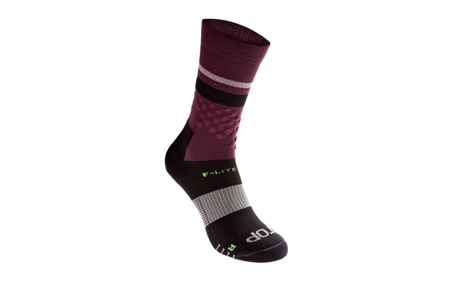 Inov-8 F-lite Crew Mens Running Socks Purple/Black Australia (HCPADS634)